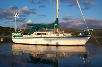 Back on her mooring in Balvicar