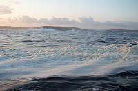 Spume in the entrance to Frenchport